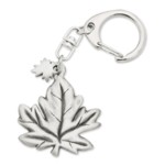 Maple Leaf Pewter Key Ring - 2563KP Maple Leaf Pewter Key Ring - 2563KP